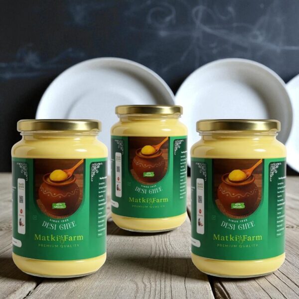Desi Ghee 1L x 3 (Combo Pack) | Total 3L | 100% Organic Desi Ghee | Premium Quality