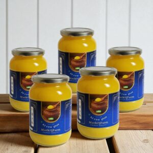 A2 Cow Ghee 1L x 5 (Combo Pack) | Total 5L | 100% Organic A2 Cow Ghee | Traditional Bilona Method