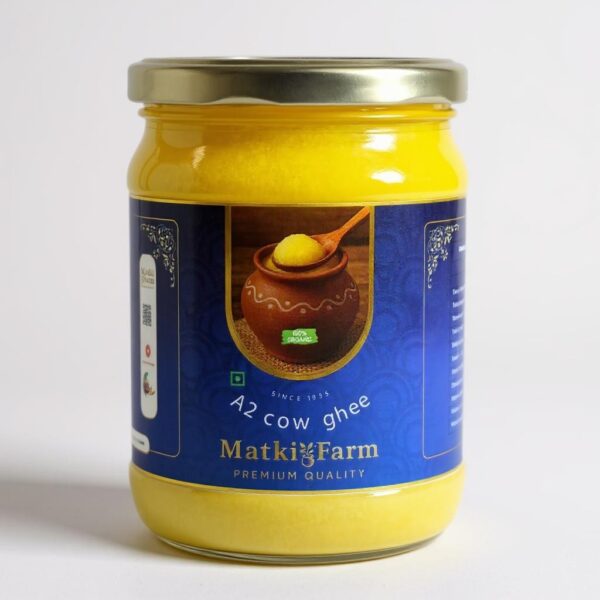 Matki Farm A2 Cow Ghee – 500ml (Premium Quality)