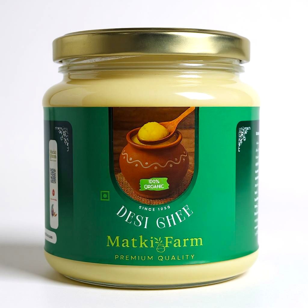 Matki Farm Desi Ghee – 500ml (Premium Quality)